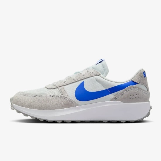 Nike Waffle Nav Shoes Flat Silver/Blue (FJ4195-005) Expeditedship