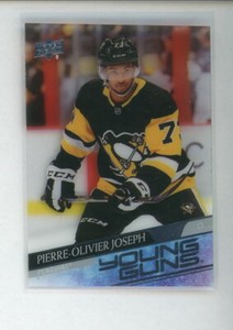 2020-21 Upper Deck Clear Cut Parallel #216 Pierre-Olivier Joseph YG