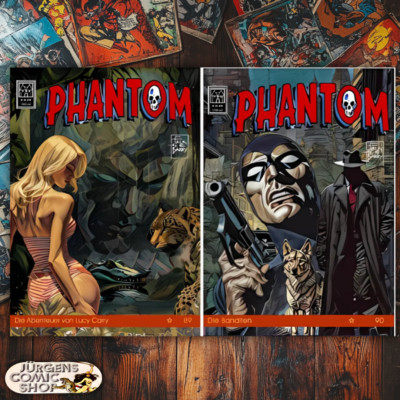 Phantom 89.-90. Abenteuer (ECR Verlag)  Lee Falk, Sy Barry - Comic - Abenteuer
