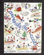 Music Sheet Music - Carnival of the Little Ones - ed . 1938 - Illustrator Nisa