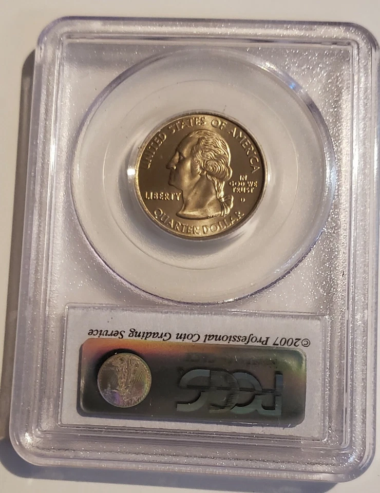 2009 D Virgin Islands Quarter PCGS MS 69 Satin Finish - Image 2 of 2