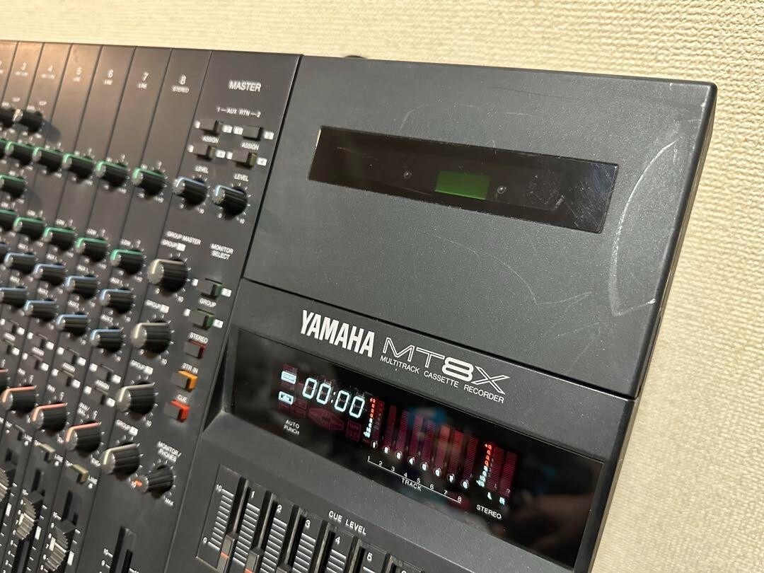 YAMAHA MT8X Multitrack Cassette Tape Recorder MTR 8track 100V Used