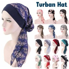 Frauen Krebs Kopftuch Chemo Haarausfall Hut Turban' Vorgebundene Kopfbedeckung,