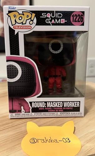 Funko Pop Television Squid Game Round Masked Worker #1226 Figure NIB