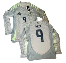 Mexico 2024 Away Auth Long Sleeve Heat.Rdy Jersey adidas Green M-2XL NWT Raul #9