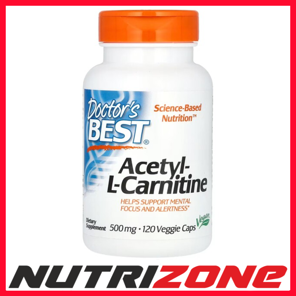 Doctor's Best Acetyl L-Carnitine 500mg - 120 vcaps