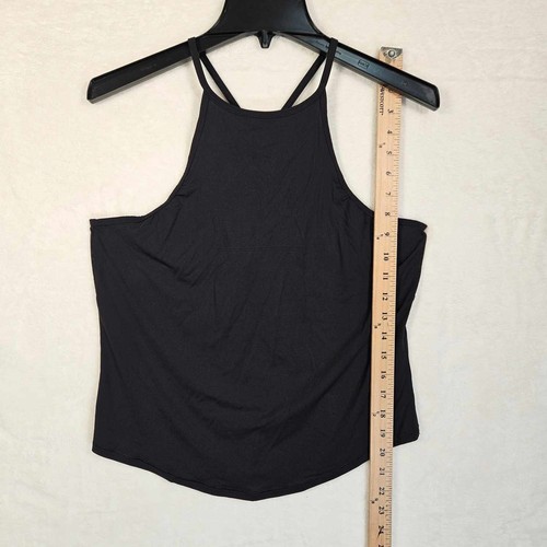 All In Motion Run Tank Top Womens Small Racerback Ventilated Quick Dry Black - Picture 4 of 6
