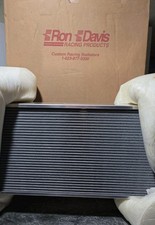 Nos New Ron Davis Racing Aluminum Dual Pass Radiator 31 X 14 X 3 Nos New Ron Davis Racing Aluminum Dual Pass Radiator 31 X 14 X 3