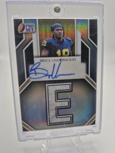 2025 Leaf Pro Set Metal - Surname Signatures Bryce Underwood Silver /25