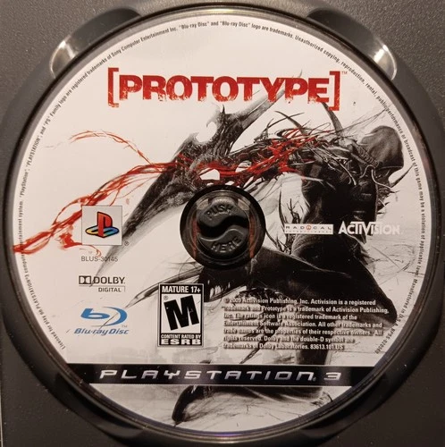 Prototype PS3 Game (Sony PlayStation 3, 2009) Disc Only - Tested