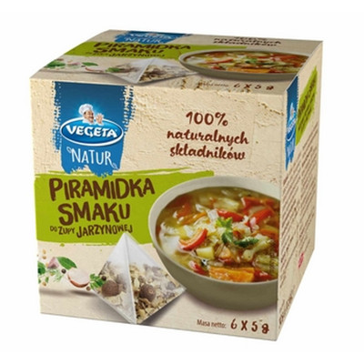 3856020247553 Vegeta Natur piramidka smaku do zupy jarzynowej 30g Podravka d.d. 
