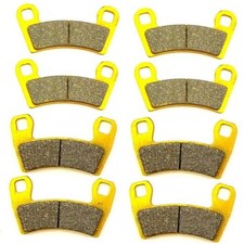 Front Rear Brake Pads Brakes for Polaris Razor RZR 900 50'' RZR-S Semi-Sintered