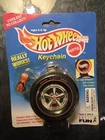 Vintage Hot Wheels Keychain 1999 Classic Red Line Rally Case & One Classic Car