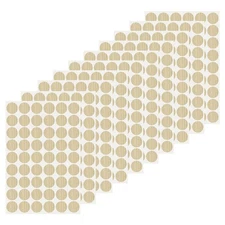540 Pcs Dia. 21mm/0.8" Hole Cover Stickers, Light Wood