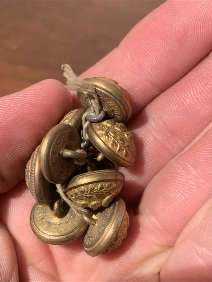 Ancien Bouton Militaria Collection Uniforme - Photo 4/4