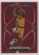 2020-21 Panini Obsidian Electric Etch Red Flood Malcolm Brogdon #88 15wb