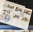 Isle Of Man 1985 Girl Guides Guiding Stamps Set First Day Cover UNADDRESSED FDC