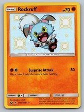 Rockruff Shiny Holo Rare Hidden Fates: Shiny Vault SV23/SV94 NM on eBay