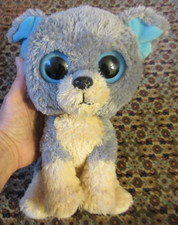 Ty Beanie Boos - SCRAPS the Schnauzer Dog 9 Inch Large - One Tag