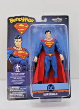 BendyFigs DC SUPERMAN 7" Toyllectible Figure with Display Stand! #NN4403
