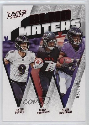 2023 Prestige Xtra Points Red 68/399 Bijan Robinson Devin Duvernay Rookie RC he0