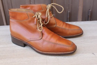 BOOTS STEFANOBI (MAISON BERLUTI) CUIR 36,5 TRES BON ETAT WOMEN'S SHOES - Photo 1/4