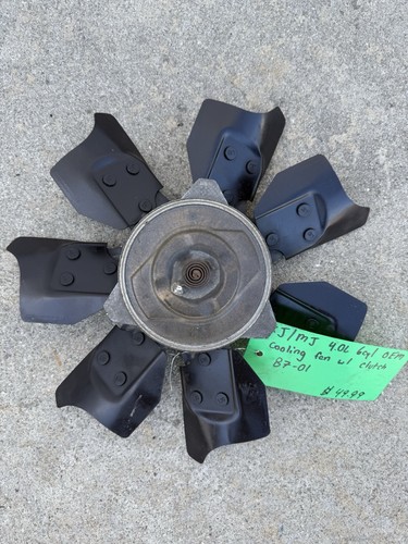 87-01 Jeep Cherokee XJ 4.0L 6cyl Cooling Fan W/ Clutch OEM