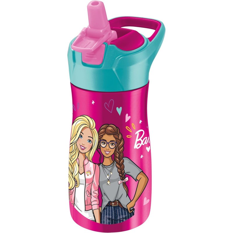 Gourde enfant Barbie Maped anti-fuite en acier inoxydable sans BPA 430ml