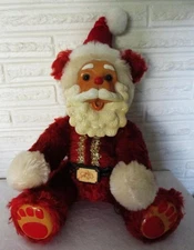 Robert RAIKES Christmas Red Mohair SANTA CLAUS Bear LE 487/650 w/TAG, Signed ~A+
