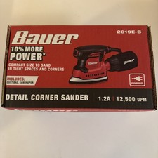 Bauer CORNER SANDER Corded 2019E-B   NEW In Box Compact