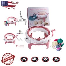 SENTRO 48 Needle Knitting Machine - Smart Weaving Loom, Row Counter, Dual Mode