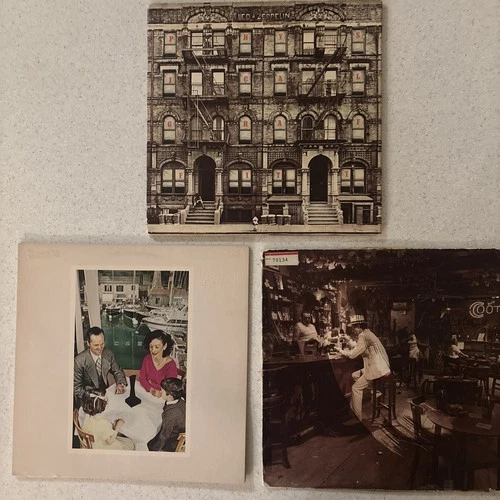 Led Zeppelin 3 LPs: Physical Graffiti Presence In Through The Out Door