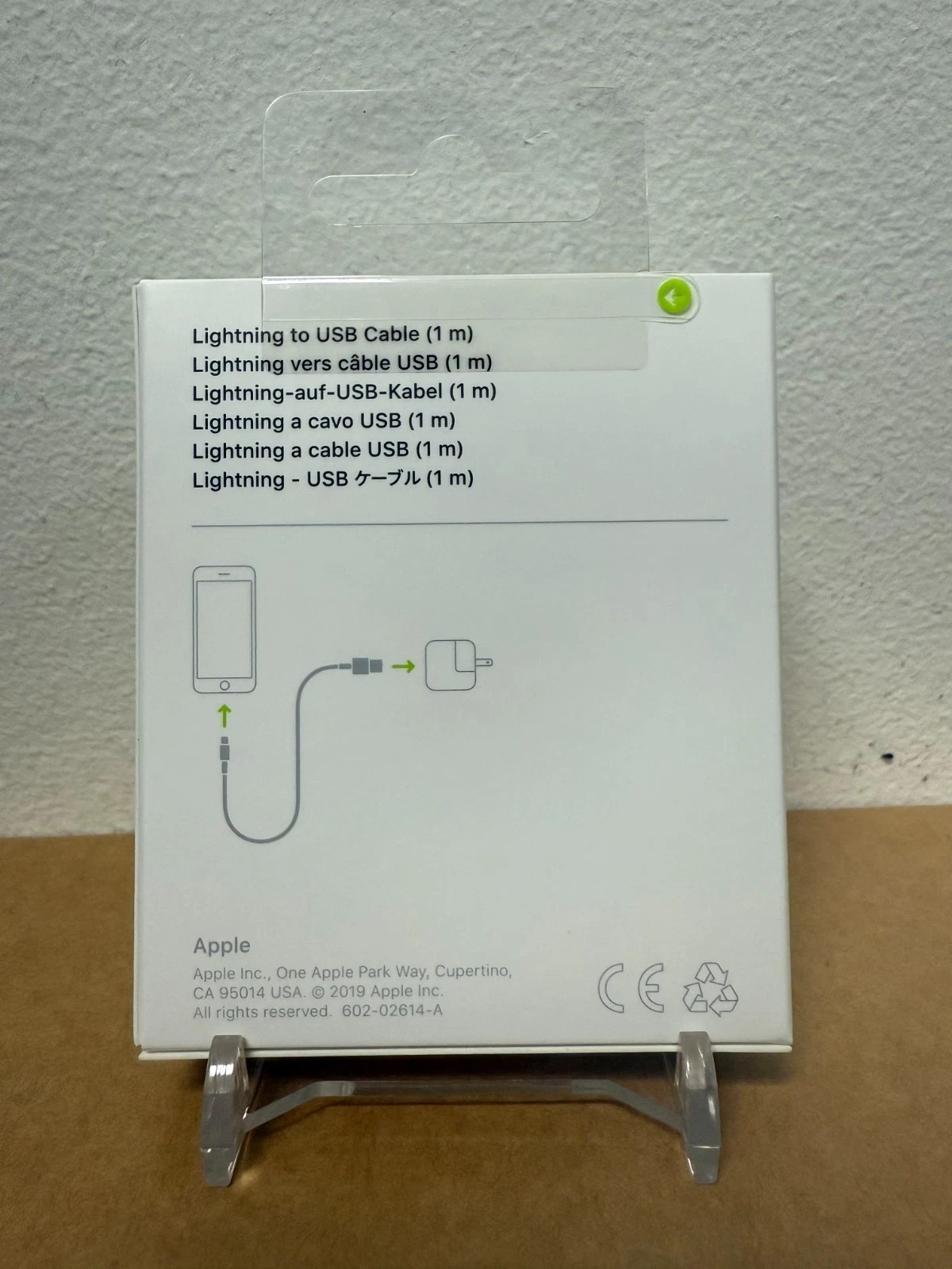 Genuine OEM Apple Lightning to USB Cable, Model A1856 | MQUE2AM/A (New)