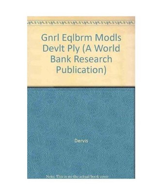 General Equilibrium Models for Development Policy 
