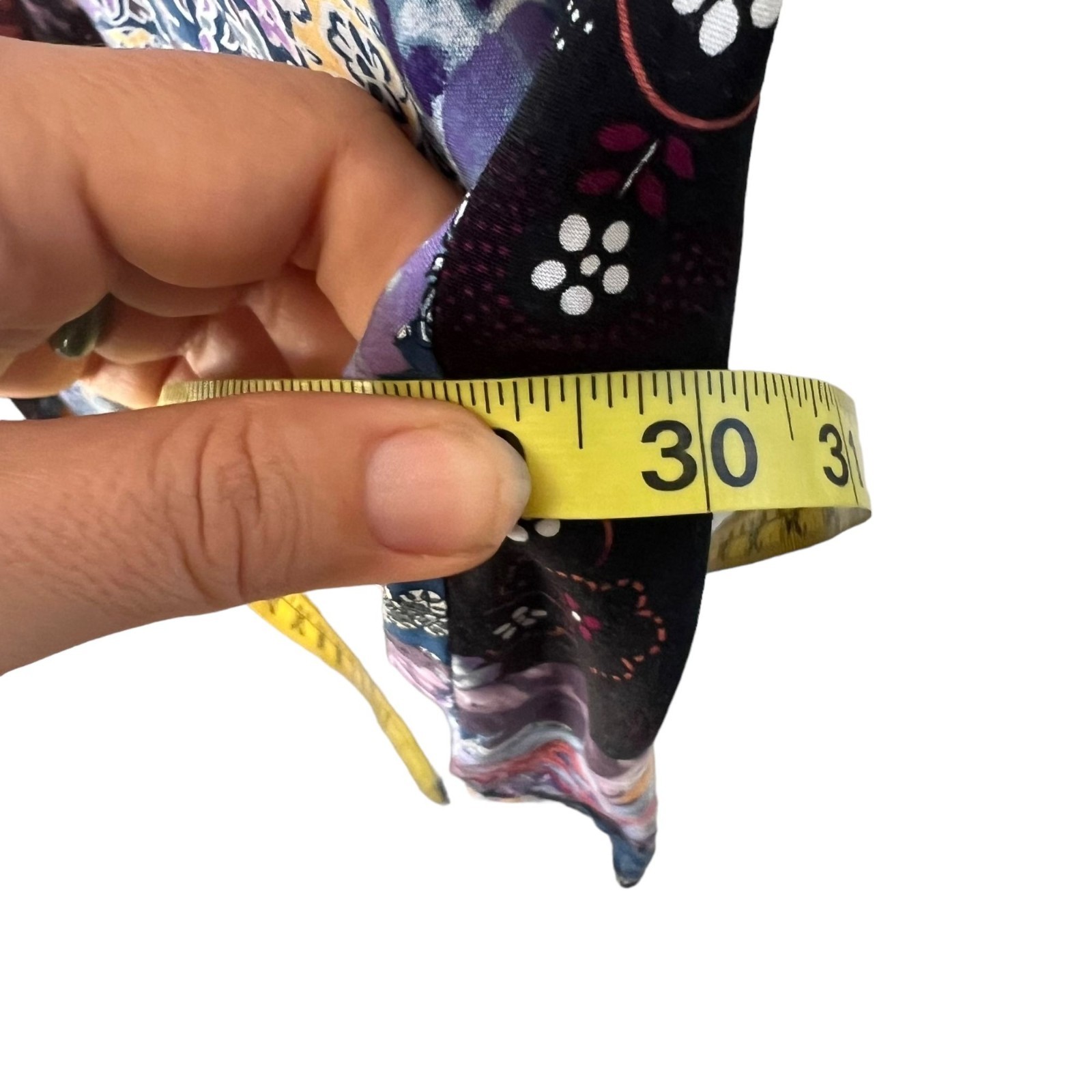 Jaase Black Multicolor Patchwork Button Up Half S… - image 13