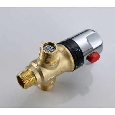 For Water Temperature Control Mixing Valve Brass Body with NPT Thread Design