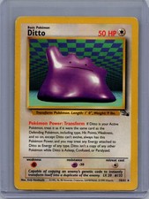 POKEMON DITTO 18/62 FOSSIL UNLIMITED DMG on eBay