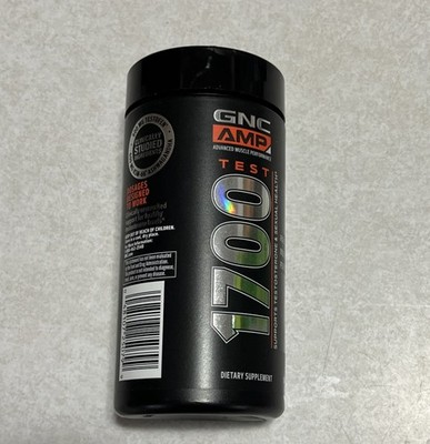 GNC AMP Advanced Muscle Performance TEST 1700 120 Tablets 30 Days Expires 05/28