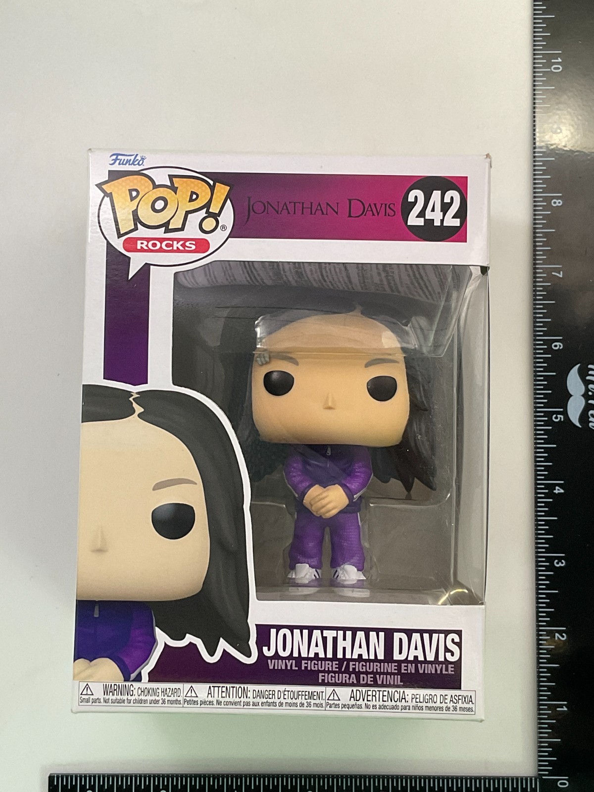 Funko Pop! Rocks: Jonathan Davis #242 Korn Vinyl Figure +Protector H3