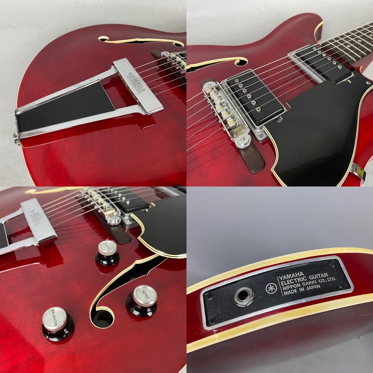 YAMAHA SA-30 1967 Red Made in Japan W/Hard case Electric Guitar