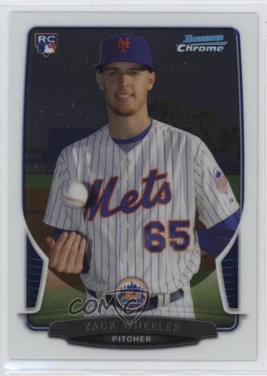 2013 Bowman Chrome Zack Wheeler #49 Rookie RC