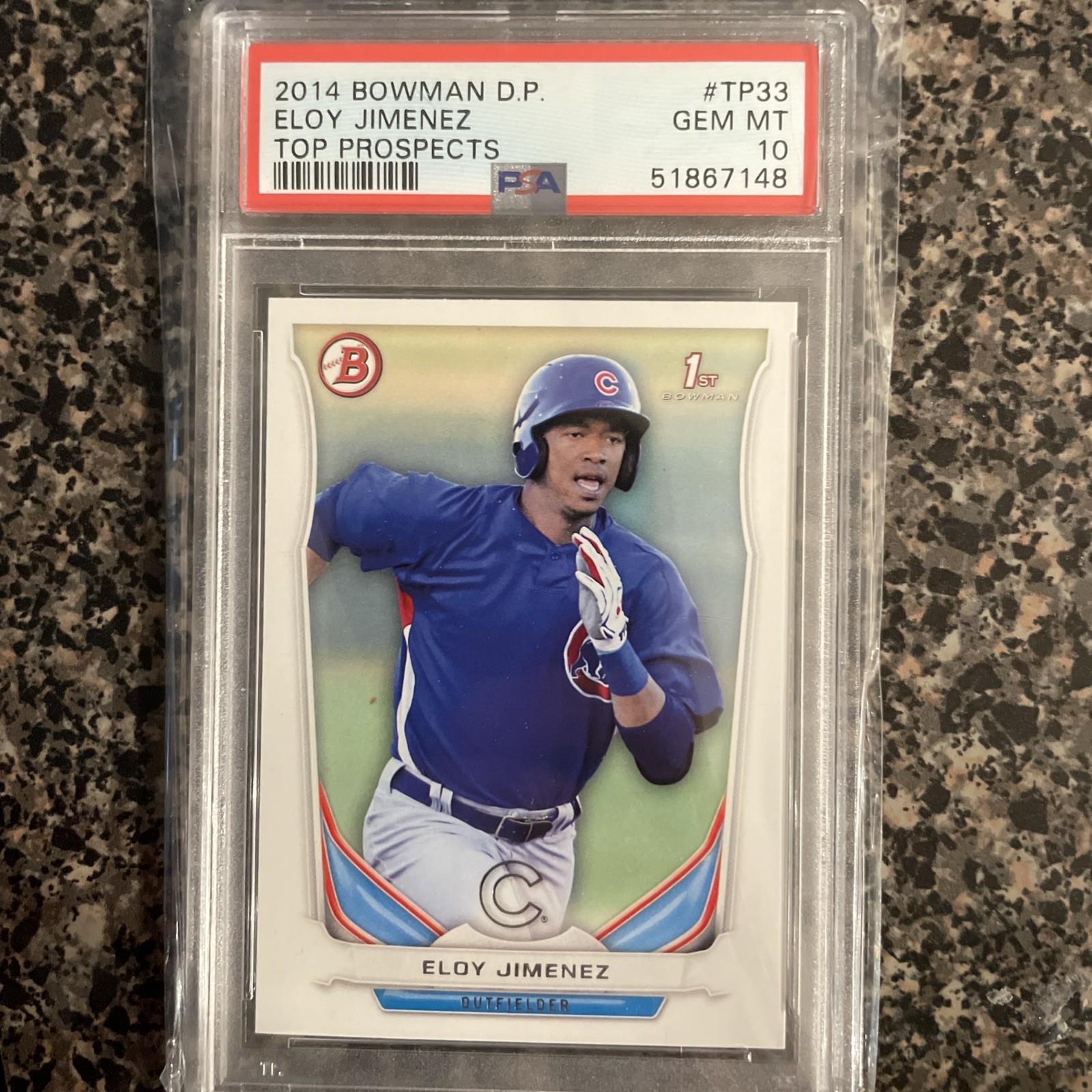 2014 bowman D.P.  Eloy Jimenez  PSA 10
