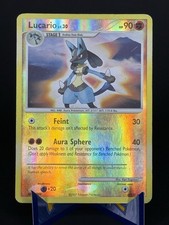 Lucario Lv.30 6/130 Diamond & Pearl Holo Rare English 2007 on eBay