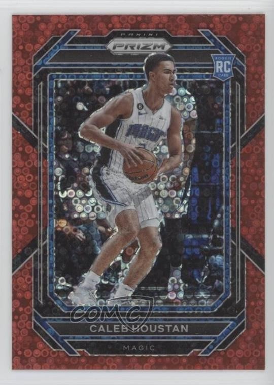 2022-23 Panini Prizm Fast Break Red Prizm 48/100 Caleb Houstan #269 o9i
