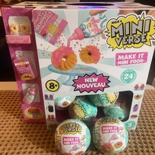 MGA Miniverse Make It Mini Food Cafe Series 3 Display Box  18 Sealed Balls New