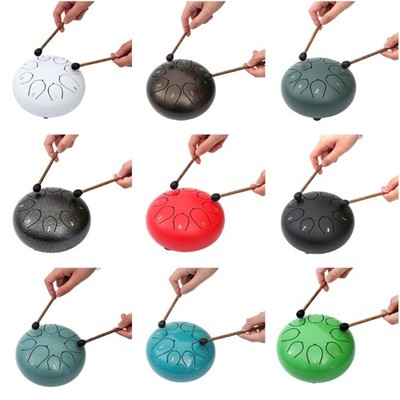 Steel Tongue Drum 8 Note Handpan Drum Clear and Crisp Sound Ethereal Drum