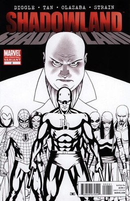 Shadowland (2010) #   2 Cover D 3rd Print (8.0-VF) 2010