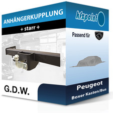 Für Peugeot Boxer Kasten/Bus 02.2011-06.2024 G.D.W. Anhängerkupplung starr neu