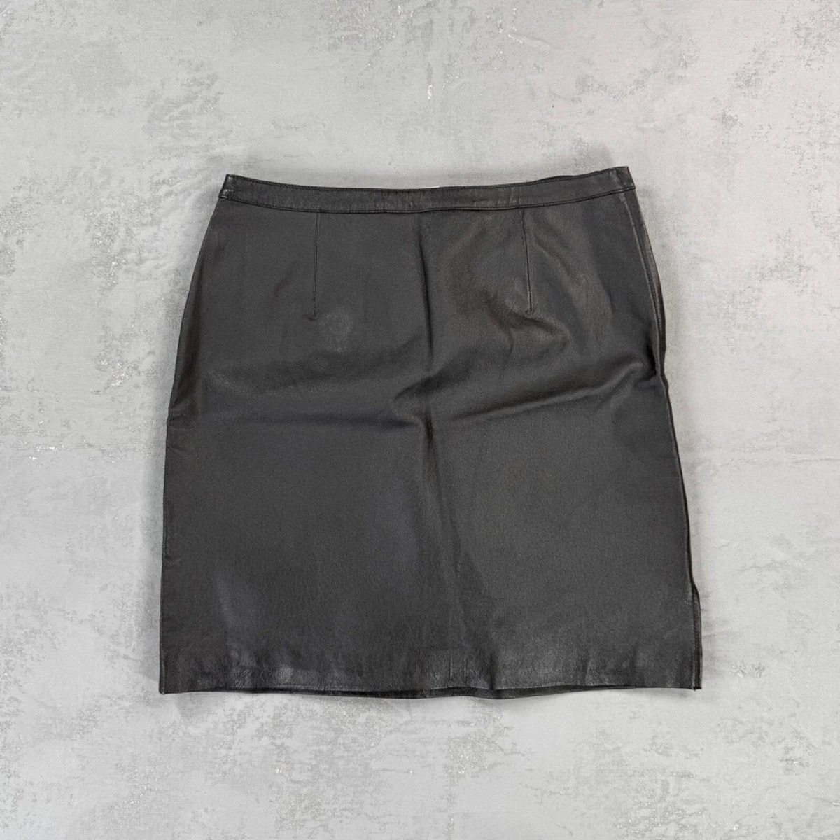Dark Brown Faux Suede A-Line Skirt | New Look