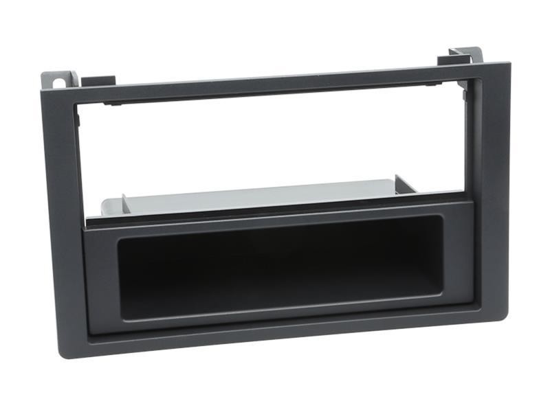 Support autoradio 2DIN Saab 9-3 07-12 noir avec adaptateur vide-poche intégré
